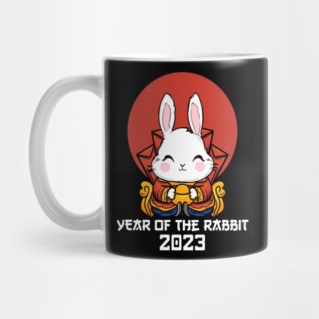 Cute Rabbit Chinese New Year 2023 - Year of the Rabbit 2023 by Jhon Towel